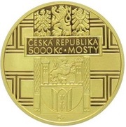 5000 Korun Renaissance Bridge in Stříbro obverse image