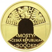 5000 Korun Negrelli Viaduct in Prague obverse image