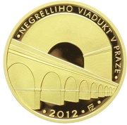 5000 Korun Negrelli Viaduct in Prague, Czech Republic, 2012 reverse image