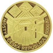 5000 Korun Wooden Bridge in Lenora obverse image