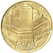 5000 Korun Kost Castle, Czech Republic, 2016 reverse image