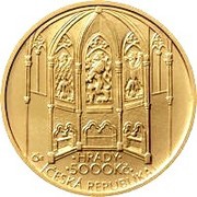5000 Korun Bezděz Castle obverse image