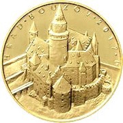 5000 Korun Bouzov Castle, Czech Republic, 2017 reverse image