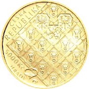 5000 Korun Pernštejn Castle obverse image