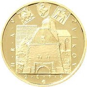 5000 Korun Zvíkov Castle, Czech Republic, 2018 reverse image