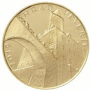 5000 Korun Veveří Castle, Czech Republic, 2019 reverse image