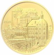 5000 Korun Bečov nad Teplou Castle, Czech Republic, 2020 reverse image