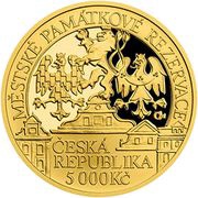 5000 Korun Litoměřice obverse image