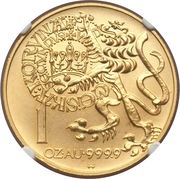 10 000 Korun Pragergroschen, Czech Republic, 1995-1997 reverse image