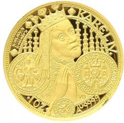 10 000 Korun Prague's New Town, Czech Republic, 1998-1999 reverse image