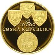10 000 Korun Golden Bull of Sicily obverse image