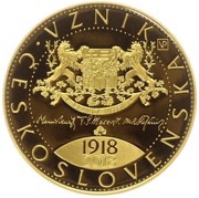 10 000 Korun Foundation of Czechoslovakia obverse image