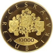 10 000 Korun Foundation of Czechoslovakia, Czech Republic, 2018 reverse image