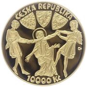 10 000 Korun Princess Ludmila obverse image