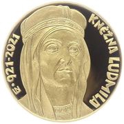 10 000 Korun Princess Ludmila, Czech Republic, 2021 reverse image