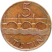 5 Stotin reverse image