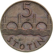 5 Stotin reverse image