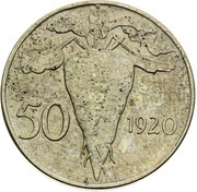 50 Stotin reverse image