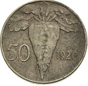 50 Stotin reverse image