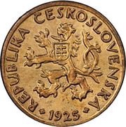 5 Haléřů obverse image