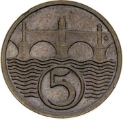 5 Haléřů Trial Strike reverse image