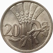 20 Haléřů reverse image