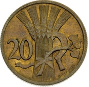 20 Haléřů Trial Strike reverse image