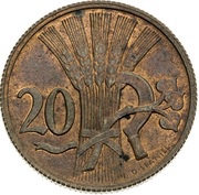20 Haléřů Trial Strike reverse image