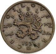 50 Haléřů Trial Strike obverse image