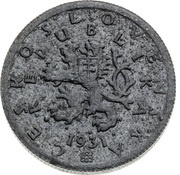 50 Haléřů Trial Strike obverse image