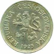 5 Korun Trial Strike, Czechoslovakia, 1925 obverse image
