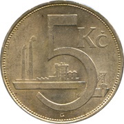 5 Korun reverse image