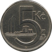 5 Korun reverse image