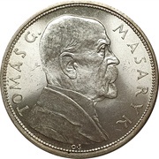 10 Korun Tomáš Masaryk reverse image