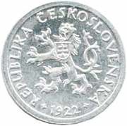 1 Haléř Trial Strike obverse image