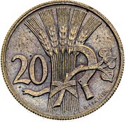 20 Haléřů Trial Strike reverse image