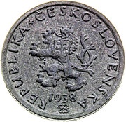 20 Haléřů Trial Strike obverse image