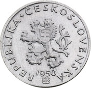 20 Haléřů Trial Strike obverse image
