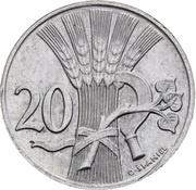 20 Haléřů Trial Strike reverse image