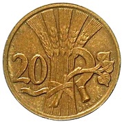 20 Haléřů Trial Strike reverse image
