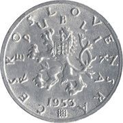 50 Haléřů obverse image