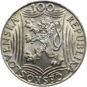 100 Korun Josef V. Stalin obverse image