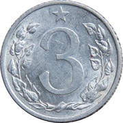 3 Haléře reverse image