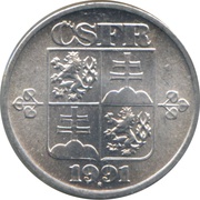 5 Haléřů obverse image