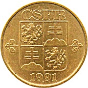 20 Haléřů obverse image