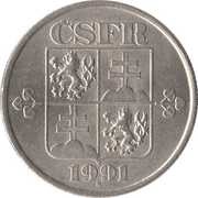 50 Haléřů obverse image
