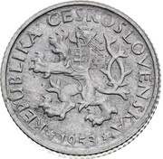 1 Koruna Trial Strike obverse image
