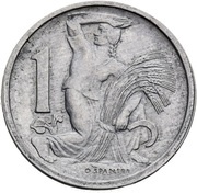 1 Koruna Trial Strike reverse image