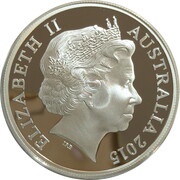 1 Dollar - Elizabeth II 4th Portrait - UNESCO Great Barrier Reef obverse image