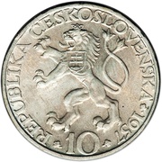 10 Korun Technical College obverse image